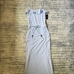 NWT Juicy Couture Baby Blue Ruffle Dress